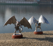 DEMON. TIN FIGURE - PEWTER FIGURES