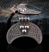 ZIVA, LUNITSA, SLAVS, VIKINGS, PENDANT, BRONZE - BRONZE HISTORICAL JEWELS