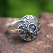 SLAVIC RING WITH IOLITE - RINGS
