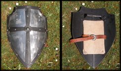 Battle Ready Shield with Leather Belt