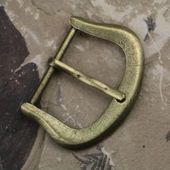 MEDIEVAL BELT BUCKLE 40mm, zinc, ant. brass