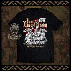 König Johann von Luxemburg – farbiges Herren-T-Shirt