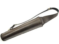 Leather quiver - back, semicircular