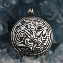 SLEIPNIR Wikinger Pferd, Amulett Skandinavien 10. Jahrhundert, Silber 925 11g