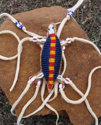 BEADED TURTLE - symbol of longevity