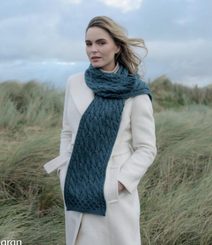 KIRA, merino scarf, Ireland