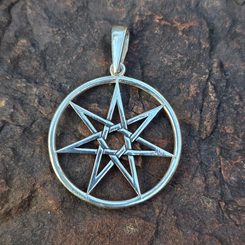 ELVENSTAR, silver pendant