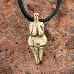 Venus of Dolní Věstonice, pendant, bronze