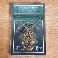 POSITIVITY- Tree of Life pendant with a chain