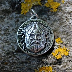 ZEUS, Greek God, pendant silver 925