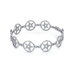 PENTACLES, silver bangle, Ag 925