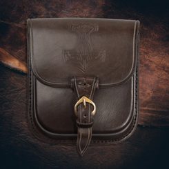 THOR'S HAMMER, Leather Belt Bag - brown