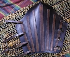 Leather Greave, price is for one piece