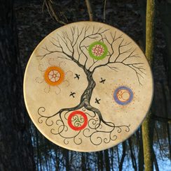 Arbre de la vie, tambourin 40 cm