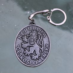 Coat of arms of the Czechoslovak Border Column - keychain