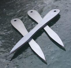 ARROW THROWING KNIVES 8mm, set of 3 polished