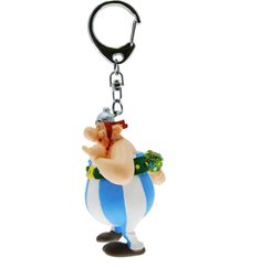 OBELIX MIT BLUMEN Schlüsselanhänger - Serie Asterix