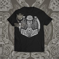 MJÖLLNIR men's B&W T-Shirt Naav