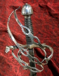 Danish officer rapier - Karde (thistle), sword