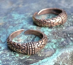 VIKING RING, Orupgård, Denmark, Bronze