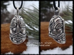 ASKA, massive silver viking pendant, Ag 925