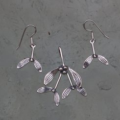 Druidique Mistletoe, Set, argent