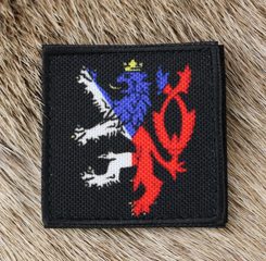 Czech Lion coloured, Velcro Patch