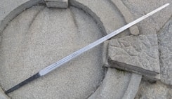 BLADE FOR HAND AND A HALF SWORD, with two fullers