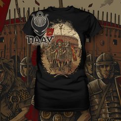 S.P.Q.R. Roman Legionary ladies T-Shirt, Naav