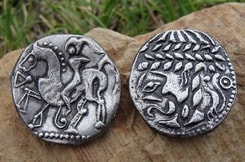 KELTISCHE TETRADRACHME, Mitteleuropa, Replik