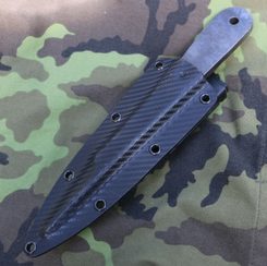 Tactical Kydex Sheath for TOP DOG throwing knife Carbon