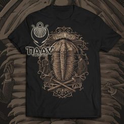 TRILOBITE - FOSSIL HUNT, men's Paleontology T-shirt