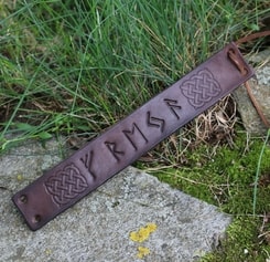 FREYA, leather bracelet, brown