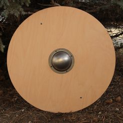 BOUCLIER VIKING, en bois, 80 cm