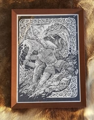 RAGNAROK, framed picture