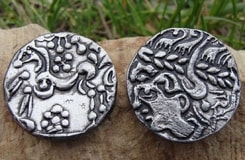 CELTIC COIN, Belgae tribes, replica