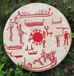 VÄSTRA, šamanský buben