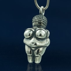 Venus from Willendorf, pendant, silver 925