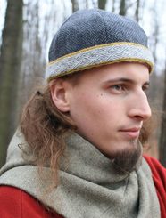 Viking Cap with Rigid Woven Heddle Belt, Birka