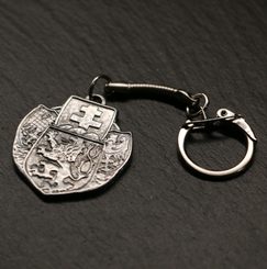Czechoslovak Legion, coat of arms, key ring, zinc