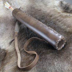 LEATHER MEDIEVAL QUIVER - de luxe