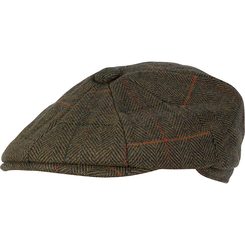Wool Blend Baker Boy Hat Tweed Brown Jack Pyke of England