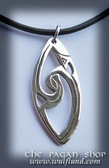 Celtic Necklace, handcrafted silver jewel, XXI