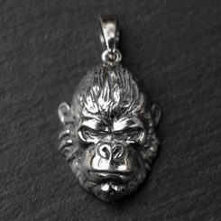 GORILLA, Anhänger, Silber 925 14g