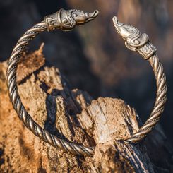 Midgardschlange, Wikinger Armband, Bronze