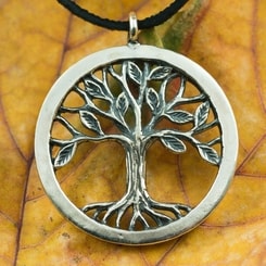 Tree of Life pendant, sterling silver