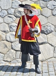 FRENCH MUSKETEER, costume rental