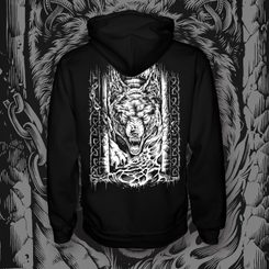 FENRIR - Freedom Zipper Hoodie bw