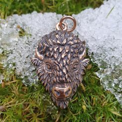 TATANKA - BISON Bronze Pendant