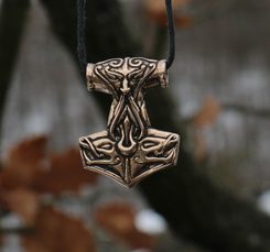 TÓR, Thors Hammer, pendant, bronze
